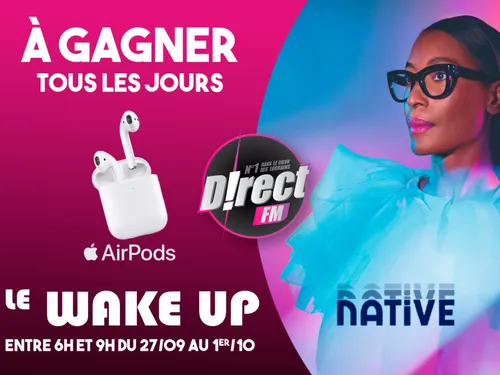 Vos Airpods à gagner cette semaine dans le Wake Up